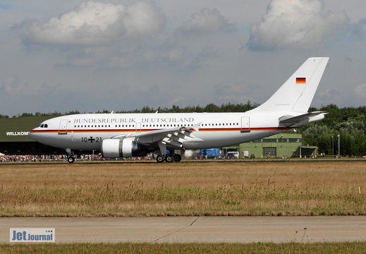 10+21 A310 Flugbereitschaft mit dem Bundesminister der Verteidigung