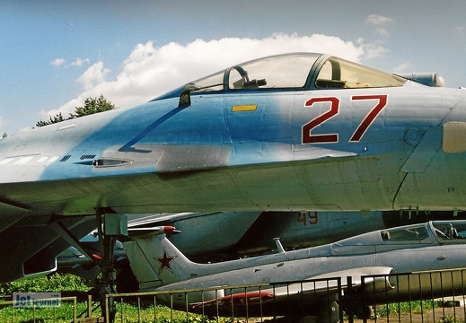 Su-27 Bug und L-29 im Hintergrund