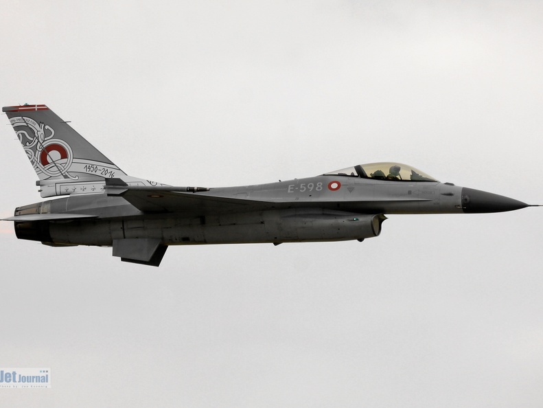 E-598, F-16A, Danish Air Force