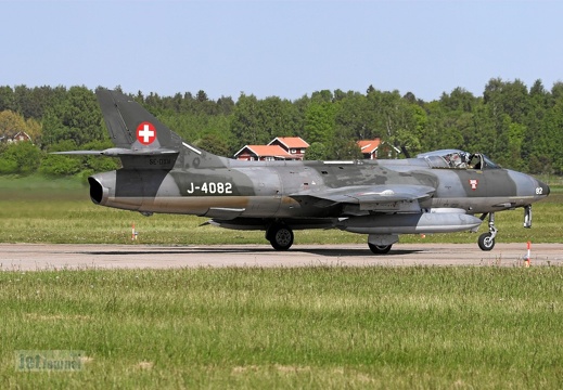 SE-DXM Hunter F58 ex J-4082 Schweiz