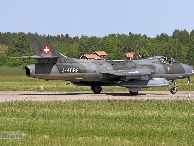 SE-DXM Hunter F58 ex J-4082 Schweiz