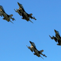4-ship F-16 Belgian Air Component Pic1