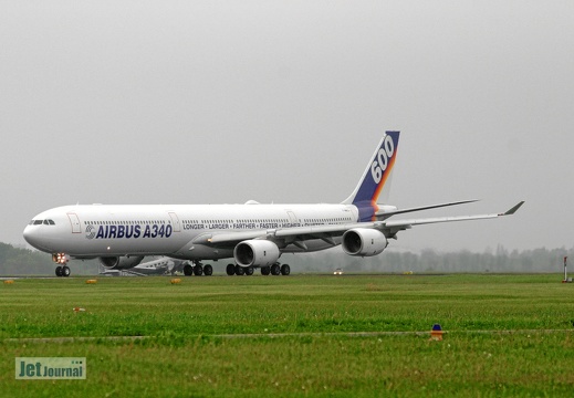 F-WWCA Airbus A340-642 Airbus Industries Pic1