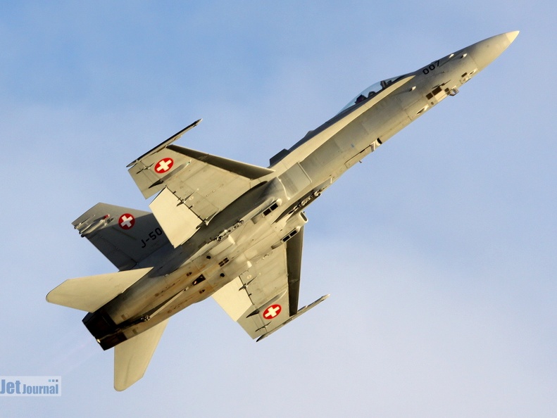 J-5007, F/A-18 Hornet, Swiss Air Force