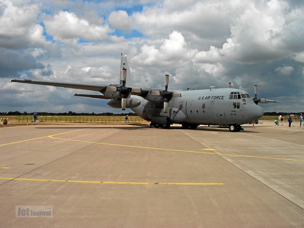 63-7885 RS C-130E 37th AS USAFE