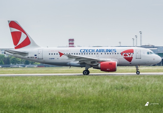 CSA - Czech Airlines Airbus A319 OK-REQ Prag (LKPR/PR)