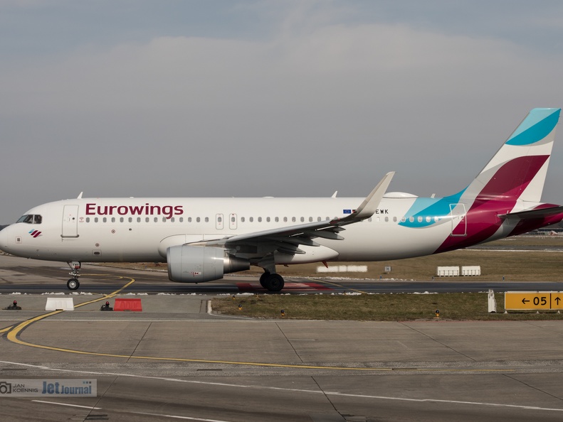 D-AEWK, Airbus A320-214, Eurowings 