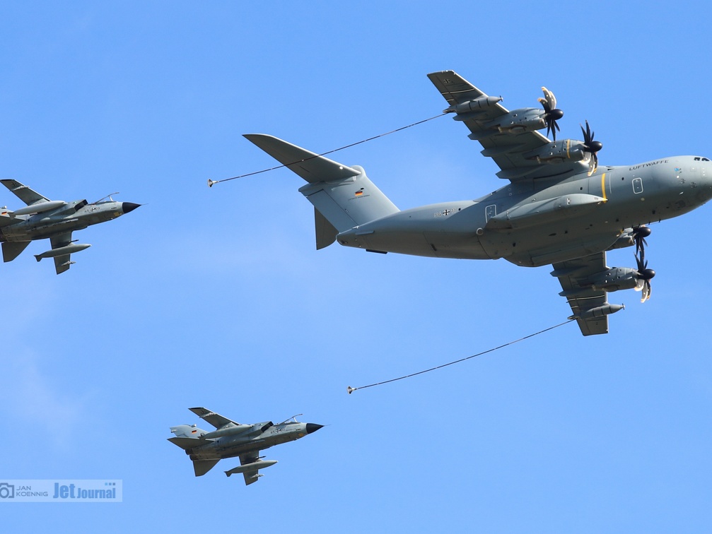 Flypast A400M und 2 Tornado IDS, Deutsche Luftwaffe 