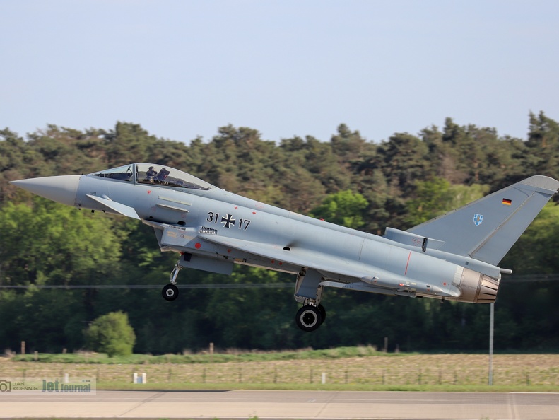 31+17, Eurofighter EF-2000 Typhoon, Deutsche Luftwaffe