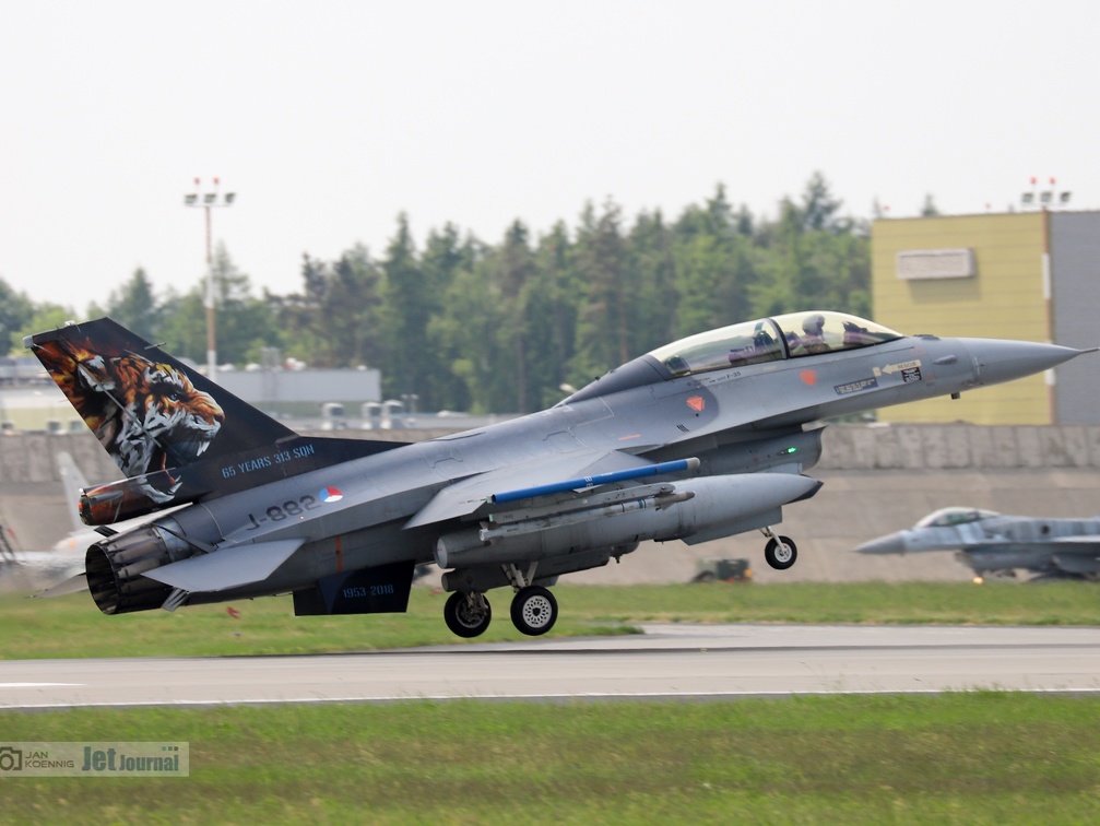 J-882, F-16BM, Royal Netherlands Airforce