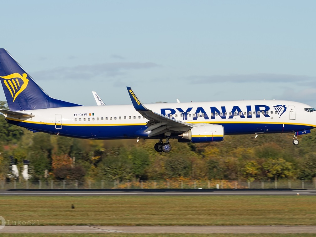 EI-DYW Ryanair Boeing 737-8AS(WL) Hamburg (EDDH/HAM)