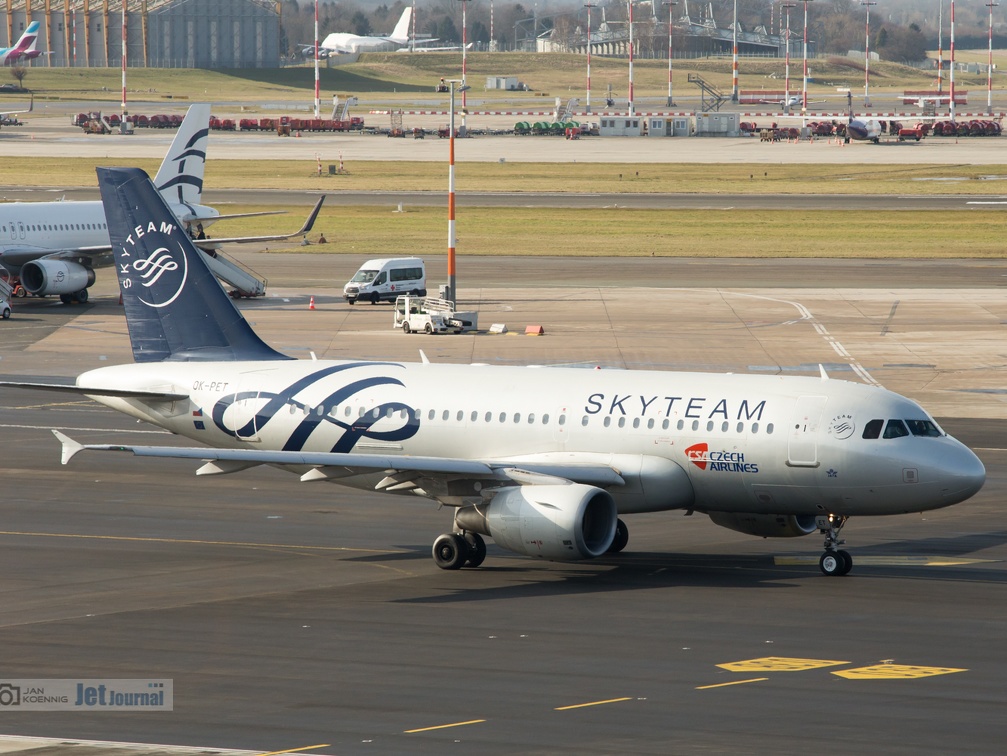 OK-PET, Airbus A319-112, Czech Airlines