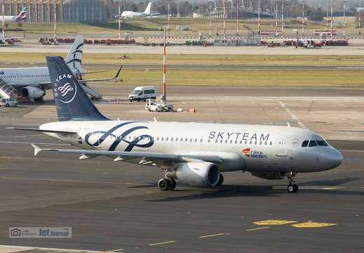 OK-PET, Airbus A319-112, Czech Airlines