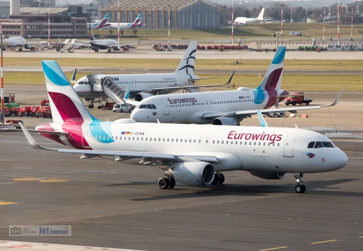 D-AEWW, Airbus A320-214, Eurowings