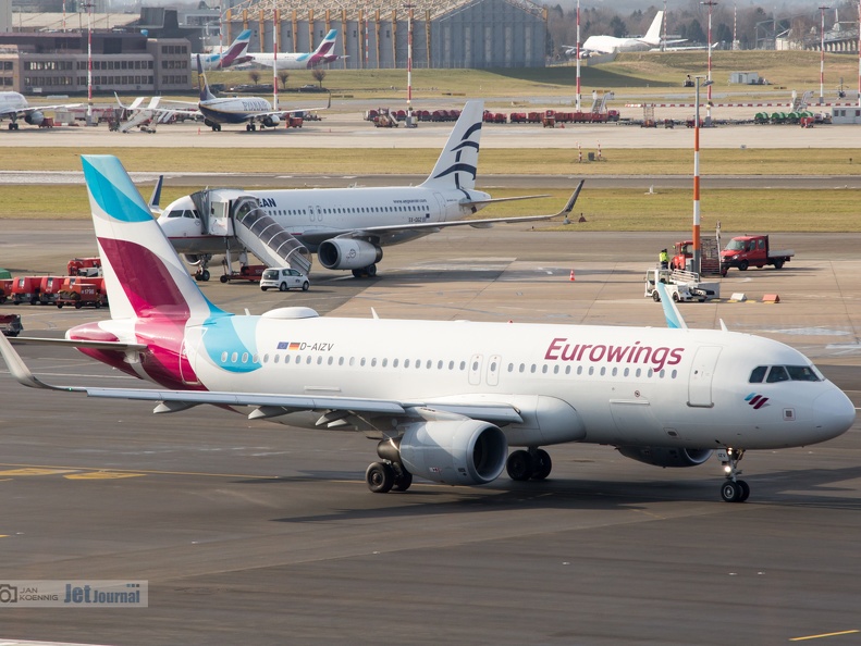 D-AIZV, Airbus A320-214, Eurowings