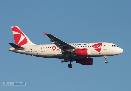 OK-NEO, Airbus A319-112, Czech Airlines