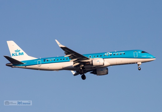PH-EZF, Embraer ERJ-190STD, KLM