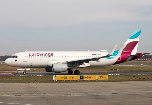 D-AEWL, Airbus A320-214, Eurowings
