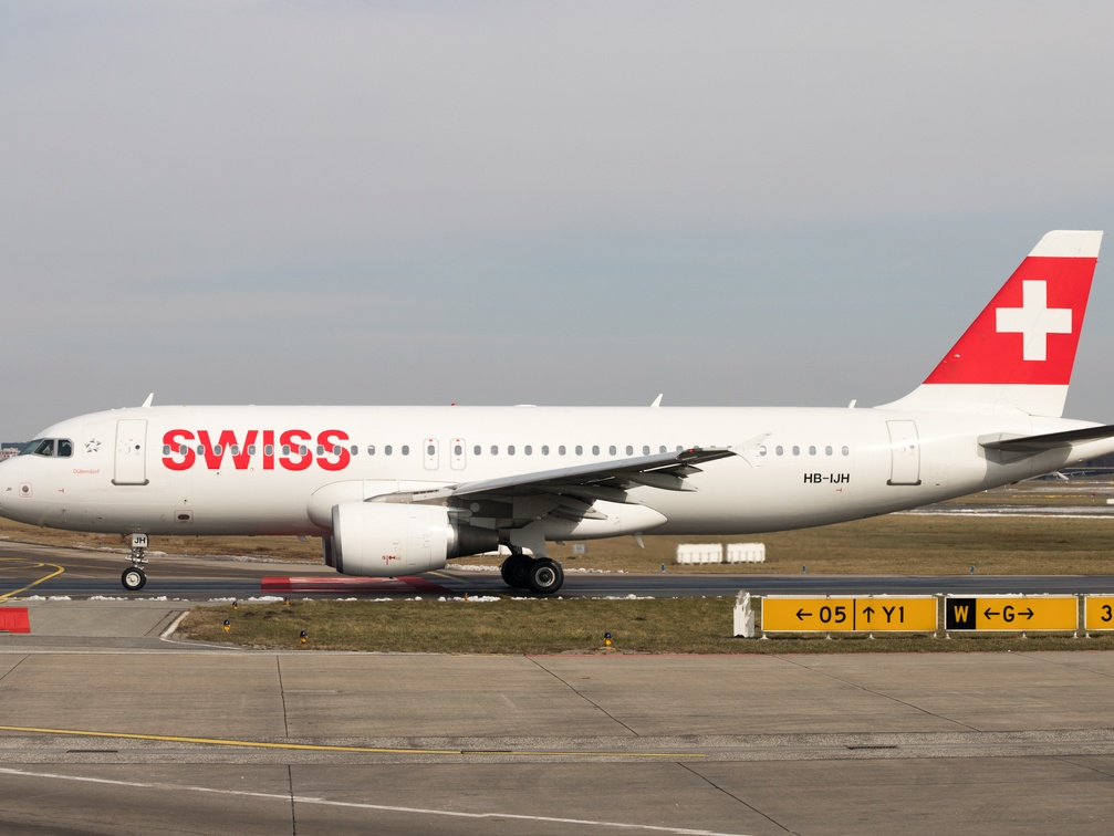 HB-IJH, Airbus A320-214, Swiss