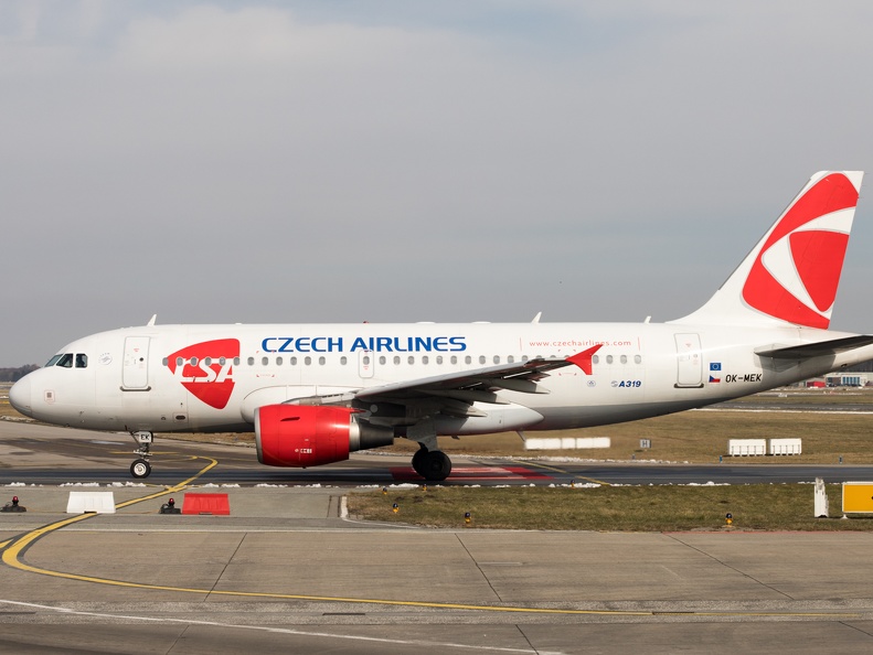 OK-MEK, Airbus A319-112, Czech Airlines