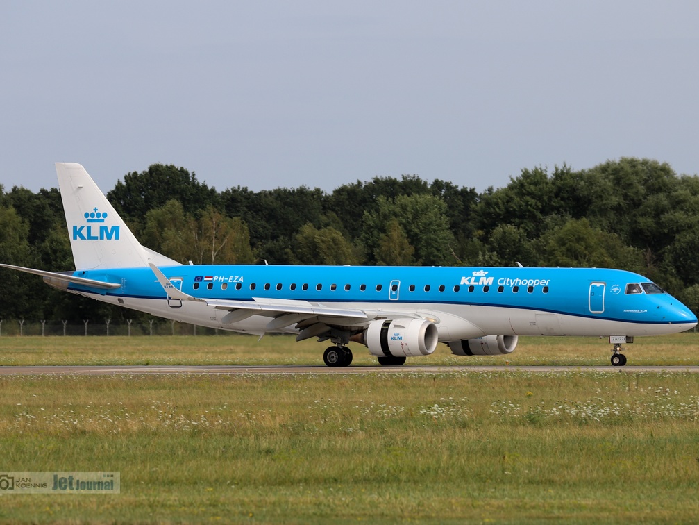 PH-EZA, Embraer ERJ-190STD, KLM