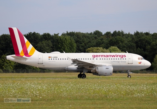 D-AKNH, Airbus A319-112, germanwings