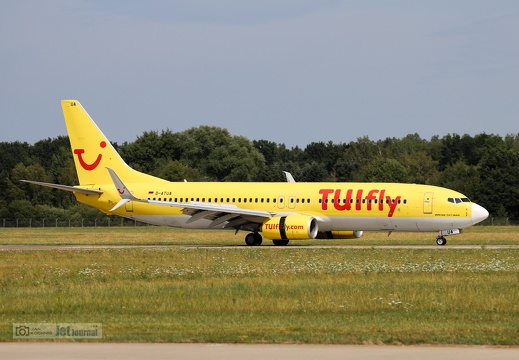 D-ATUA, Boeing 737-8K5, TUIfly