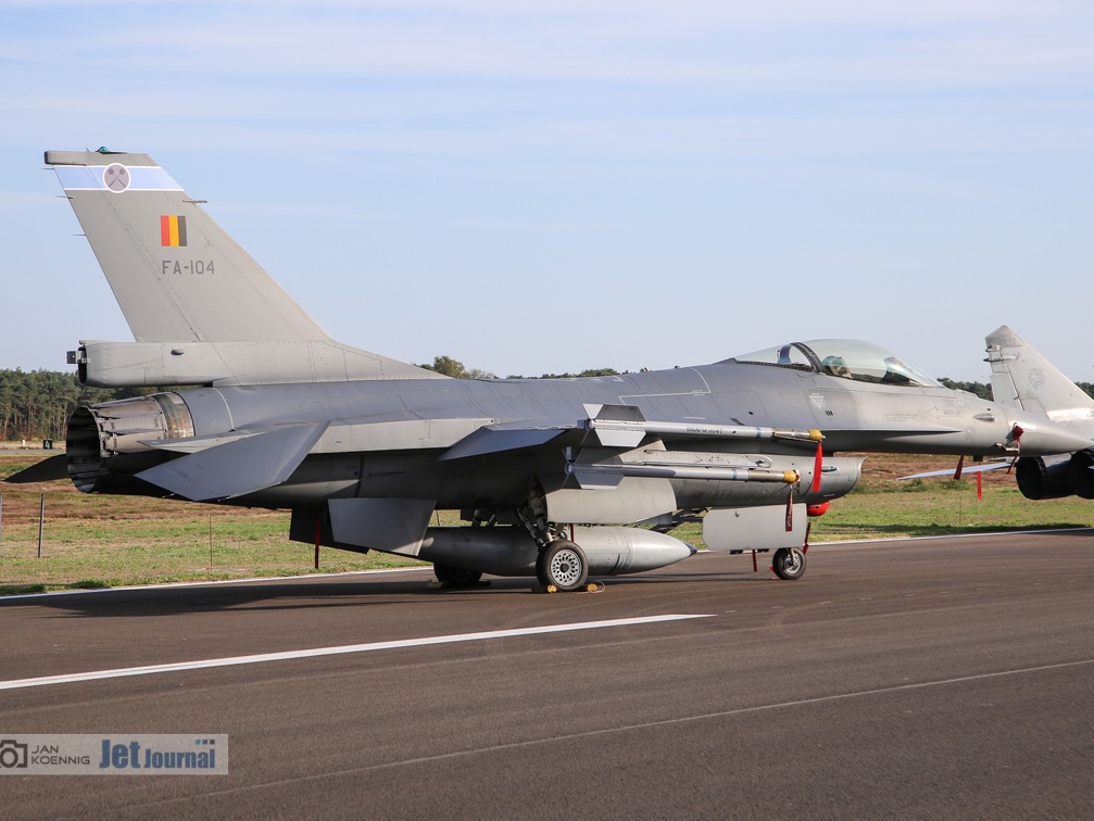 FA-104, F-16AM, Belgian Air Force