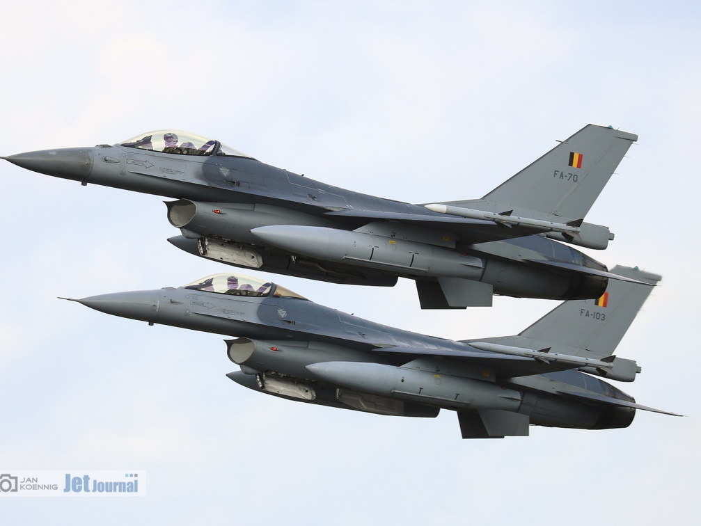F-16 Paarstart, Belgian Air Force