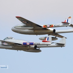 LN-DHZ und LN-DHY, De Havilland D.H.100 Vampire