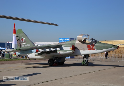 92 rot, RF-95482, Su-25SM, WKS Rossii