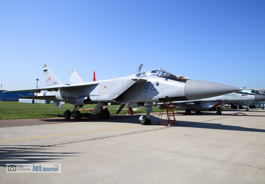 84 blau, RF-95449, MiG-31BM, WKS Rossii