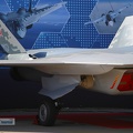 057 blau, Su-57, Heckansicht