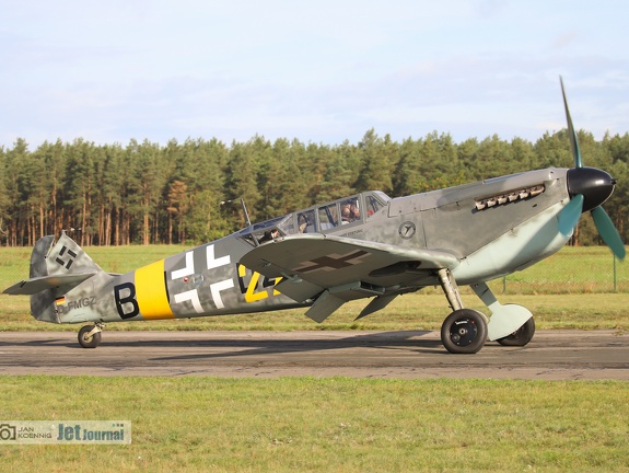 D-FMGZ, 27 gelb, Bf-109G-12