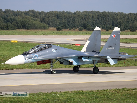 75 blau, RF-34013, Su-30SM, WMF Rossii