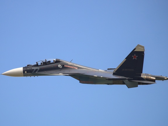77 blau, RF-81881, Su-30SM, WMF Rossii