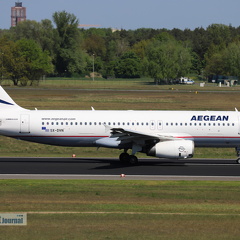 SX-DVN, Airbus A320-232, Aegean (2410 відвідувань) SX-DVN, Airbus A320-232, Aegean