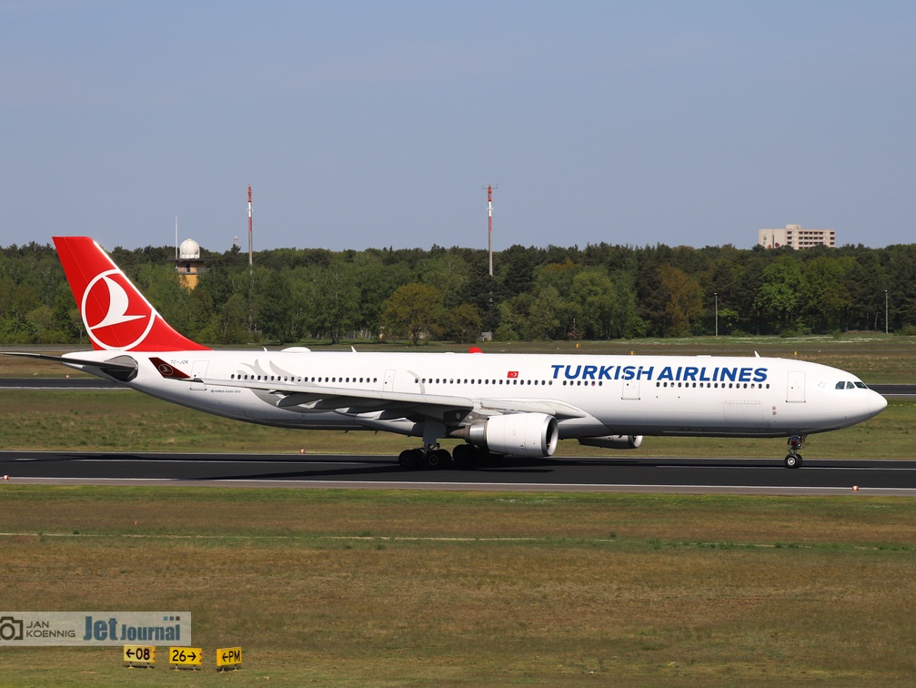 TC-JOK, Airbus A330-303, Turkish Airlines 