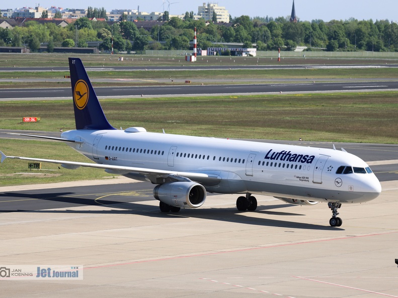 D-AIRT, Airbus A321-131, Lufthansa