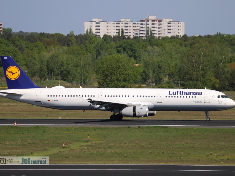 D-AIRT, Airbus A321-131, Lufthansa 