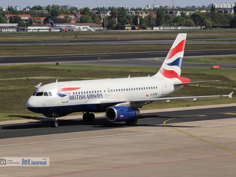G-EUPB, Airbus A319-131, British Airways