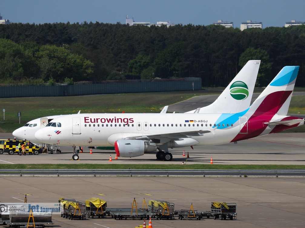 D-ABGJ, Airbus A319-112, Eurowings