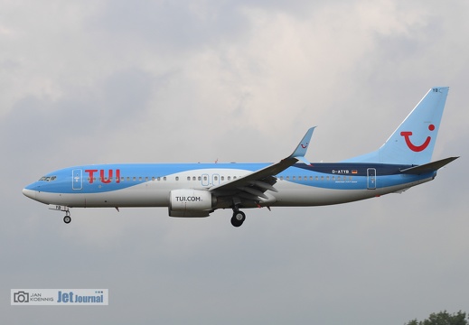 D-ATYB, Boeing 737-8K5, TUIfly