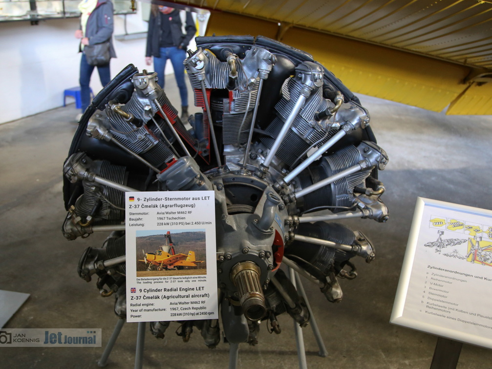 Avia Walter M-462RF Triebwerk Schnittmodell (1186 Besuche) Avia Walter M-462RF Triebwerk Schnittmodell