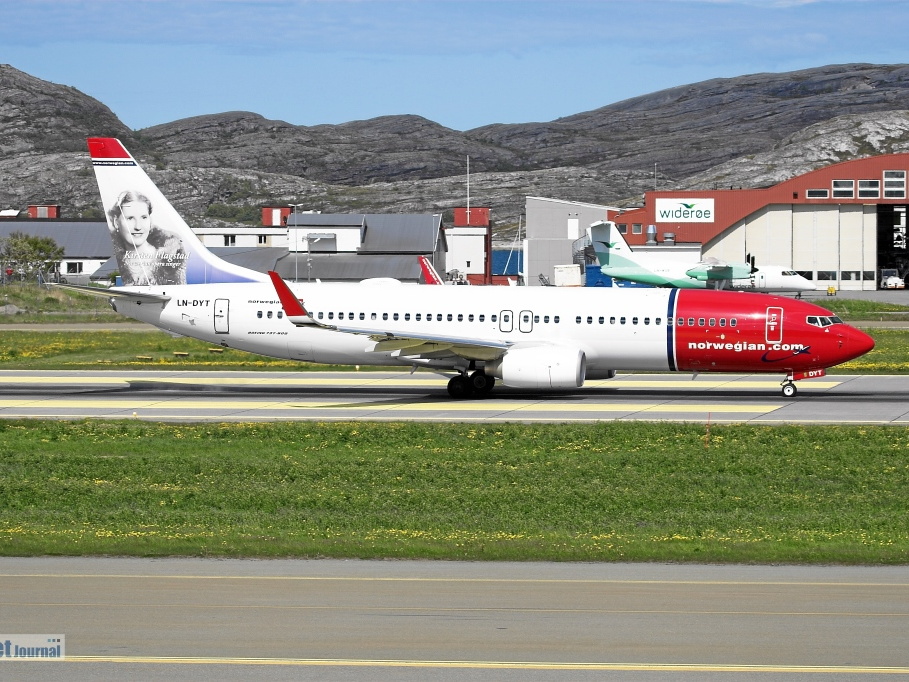 LN-DYT Boeing 737-8JP Norwegian Kirsten Flagstad