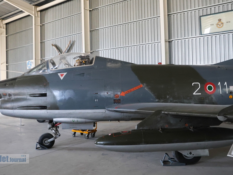 MM6377, 2-11, Fiat G.91R/1B, Italian Air Force