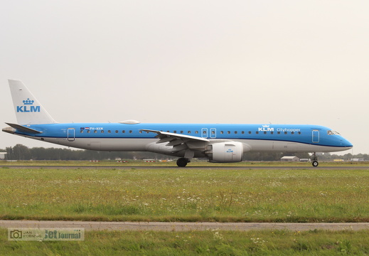 PH-NXM, Embraer E195-2 /ERJ-190-400, KLM