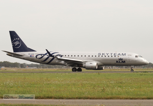 PH-EZX, Embraer ERJ-190-100, KLM  