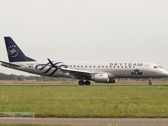 PH-EZX, Embraer ERJ-190-100, KLM  