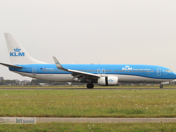 PH-BXH, Boeing 737-8K2, KLM